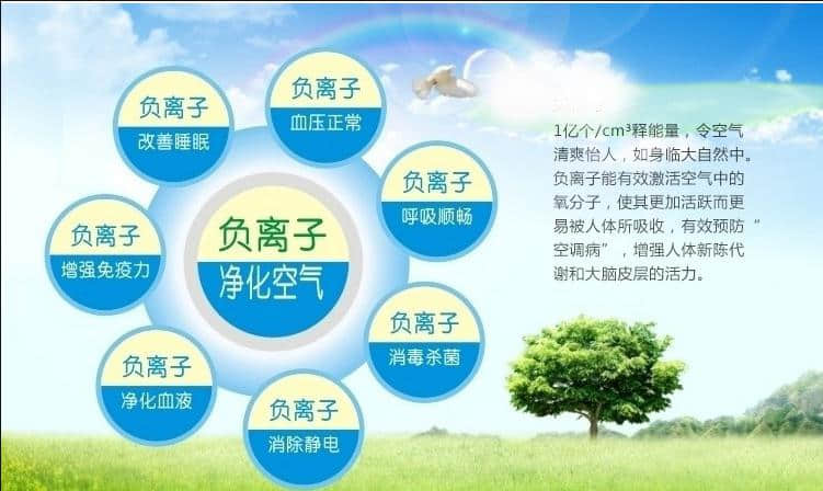 負(fù)離子的作用與功效有哪些呢？