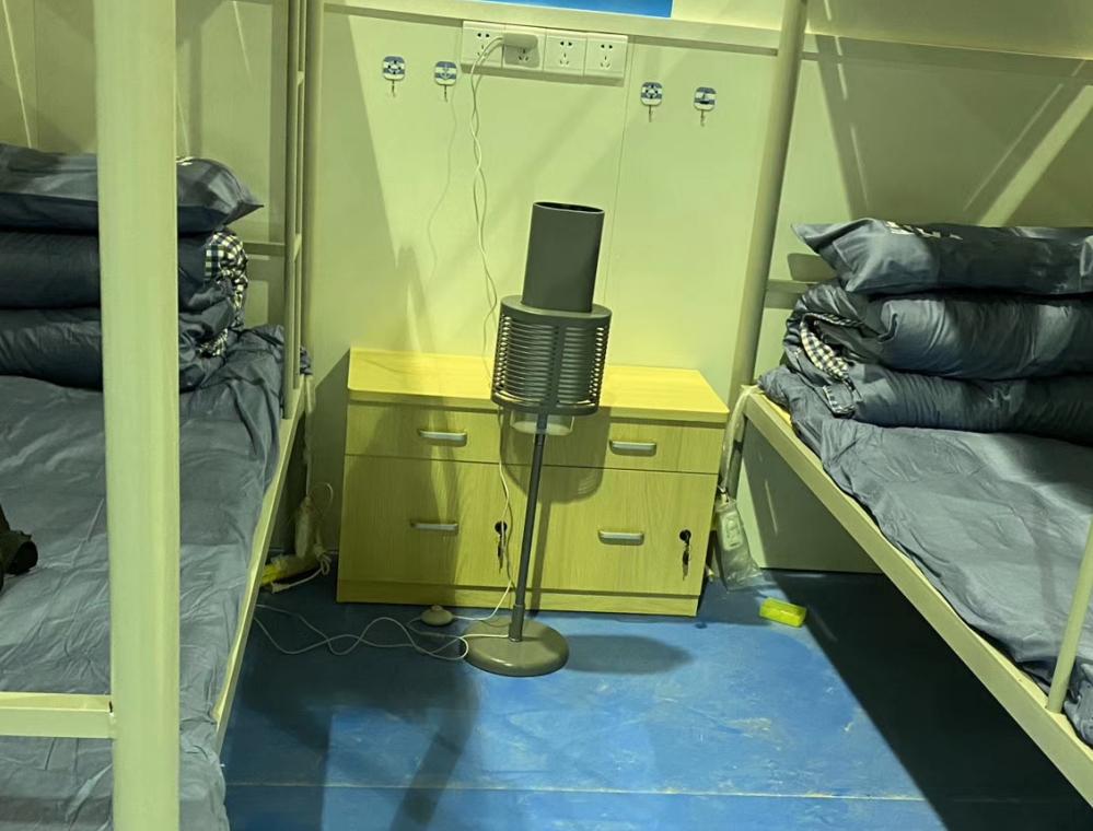 疫情期間武漢軍山方艙醫(yī)院使用負(fù)離子空氣凈化器無(wú)害滅微